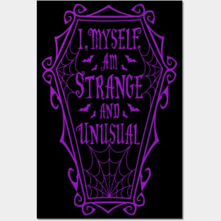 Gothic Coffin Quote Posters and Art